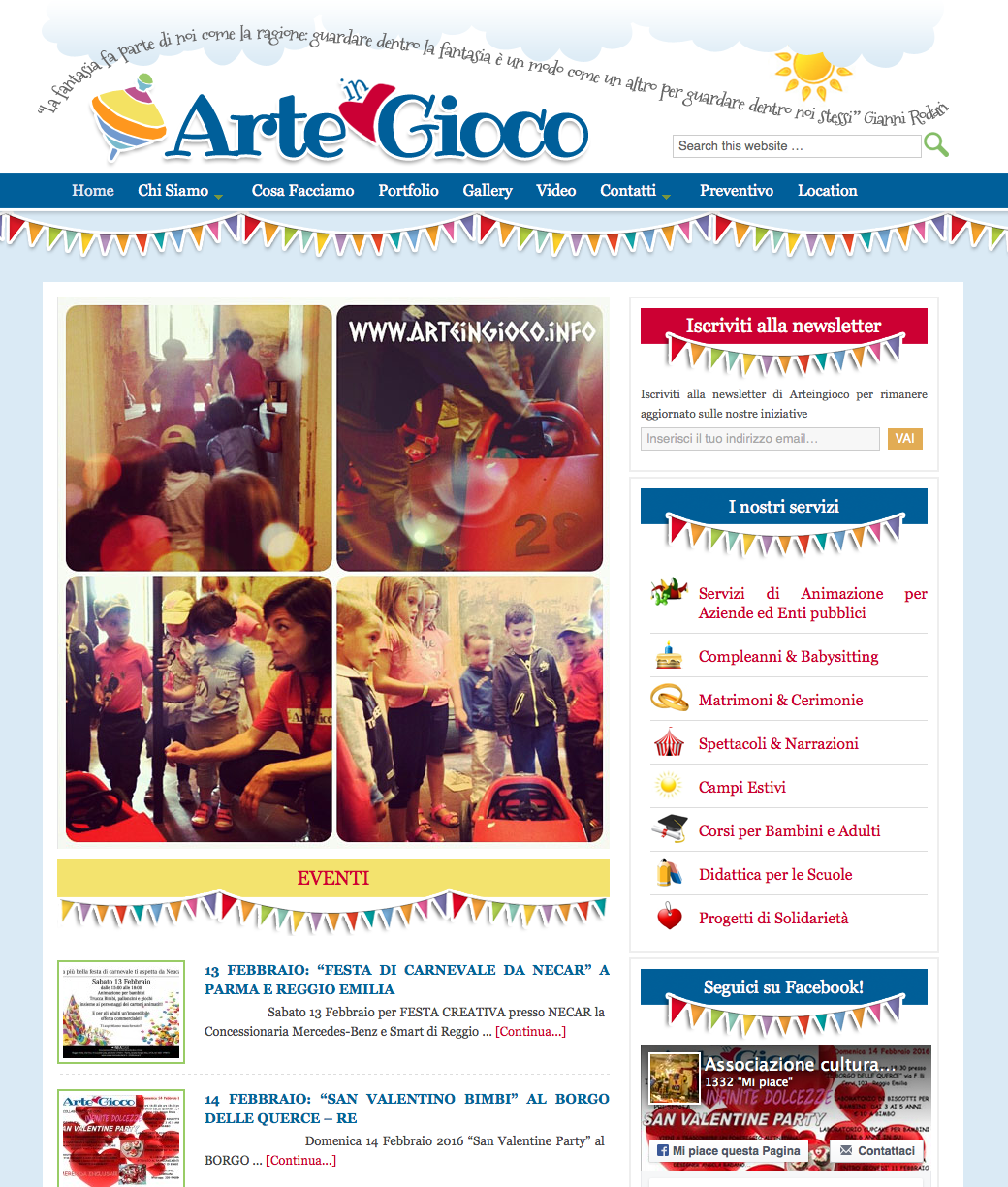 SITO PER ARTEINGIOCO